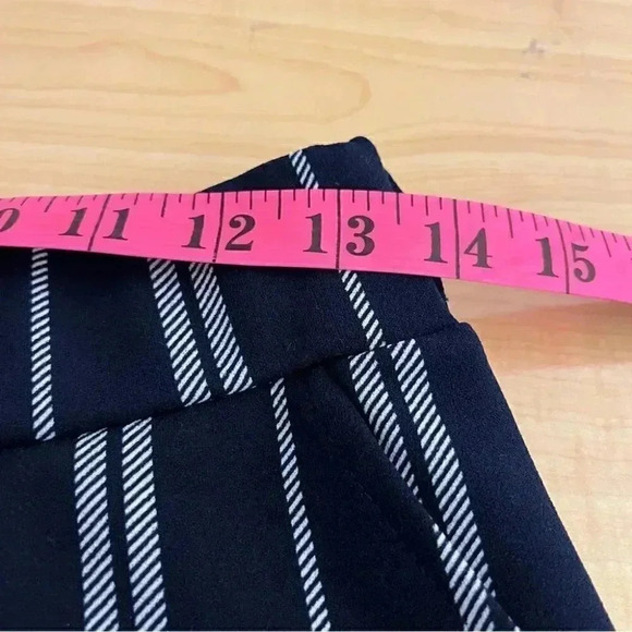 Amanda Green cropped wide leg pants striped size s - Picture 9 of 12